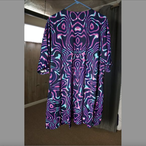 Candy Catz Celestial Liquid Mens Half Robe for Raves Festival Parties Size XS - Picture 3 of 5